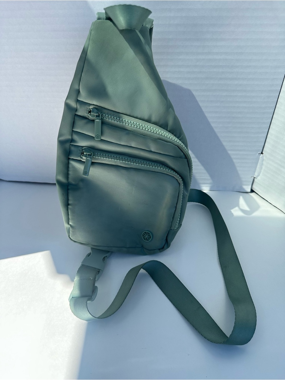 Gaiam Festival Sling Bag Green Mint Condition